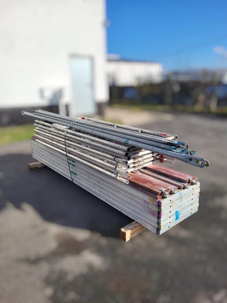 Alu-Gerüst Plettac 57,6m² mit Aluböden