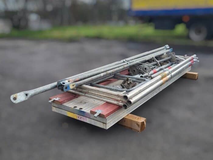 Alugerüst 22m² mit Aluminium-Böden Plettac