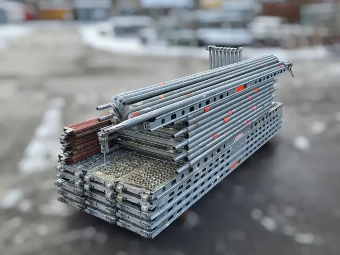 108qm gebrauchtes Layher Gerüst